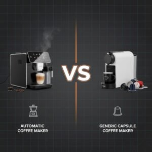 Cafetera automática vs cafetera de cápsulas